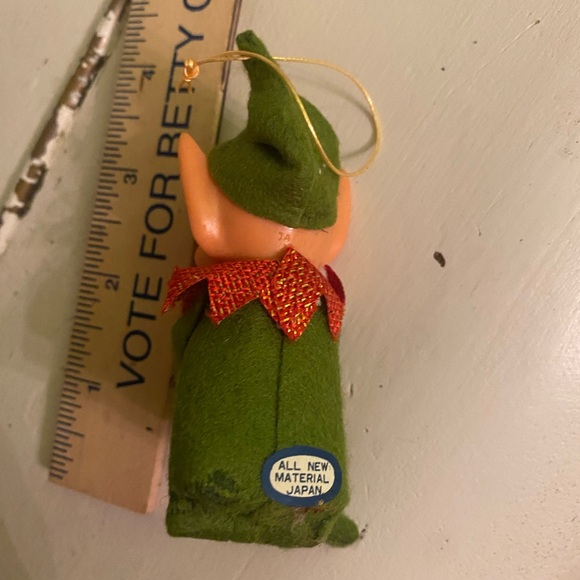 Vintage 1950's Jestia Doll Knee Hugging 5" Elf Pixie Ornament Made in Japan #2 - Picture 2 of 5